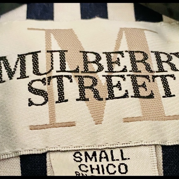 Mulberry Street white lined wind breaker;sailing jacket. - Picture 2 of 8